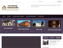 Tablet Screenshot of constructorasanjoaquin.cl